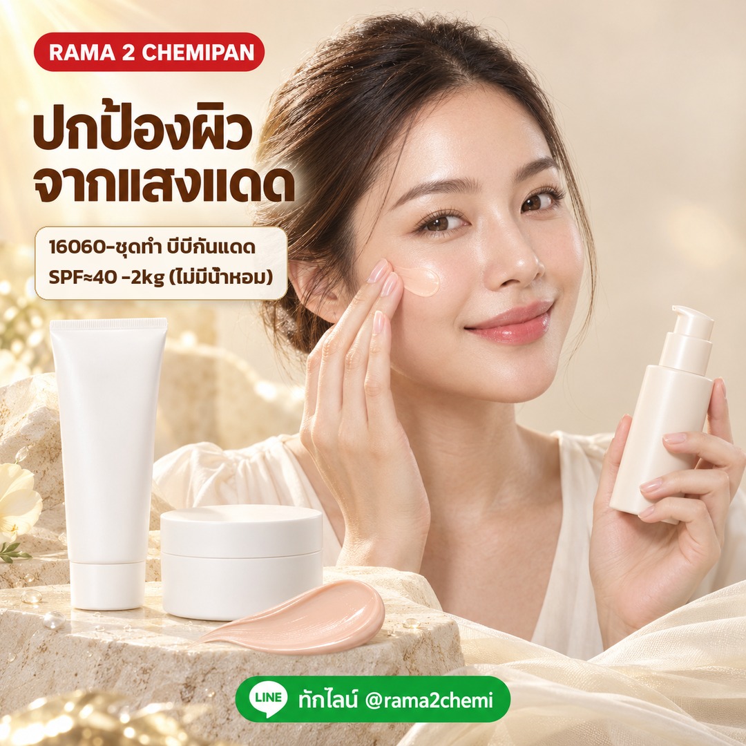 16060-ชุดทำ บีบีกันแดด SPF≈40 -2kg (ไม่มีน้ำหอม)