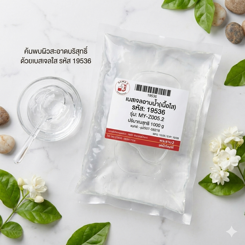 19536-เบสเจลอาบน้ำ(เนื้อใส)- 1000 g