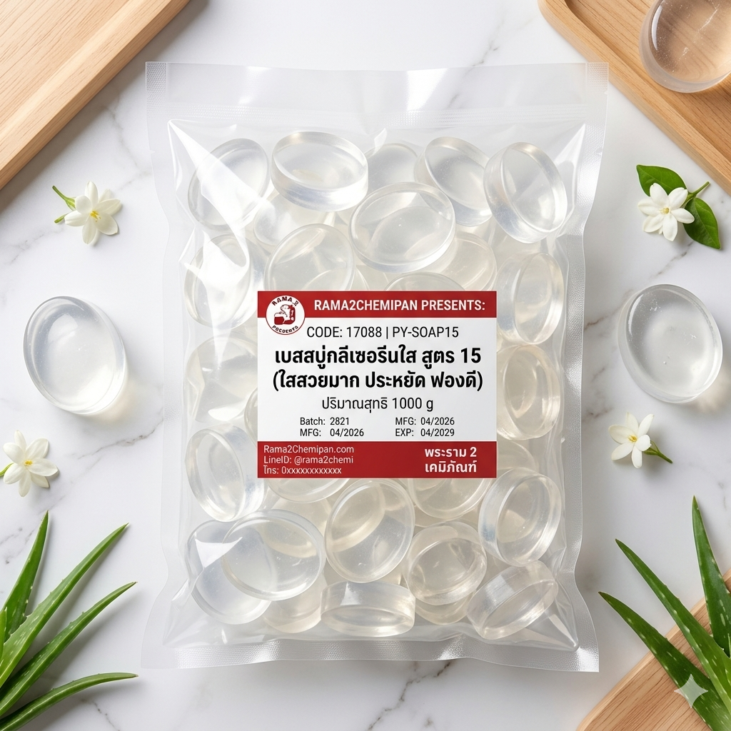 17088-เบสสบู่กลีเซอรีนใส สูตร15- 1000 g