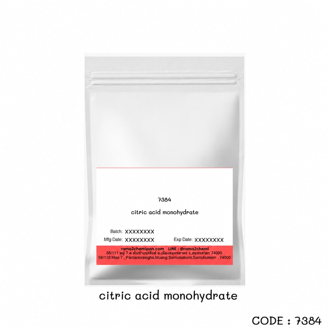 7384 citric acid monohydrate กรดมะนาว 1000กรัม