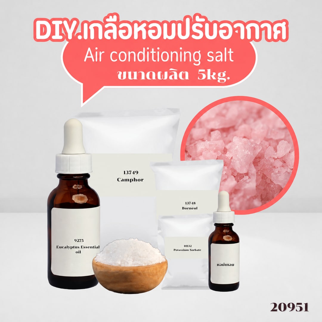 20951 ชุดทำ เกลือหอมปรับอากาศ-5kg