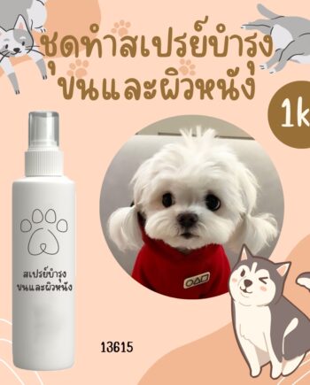13615 PYCM-124 ชุดทำ สเปรย์บำรุงขน และผิวหนัง-1kg (หมา แมว)