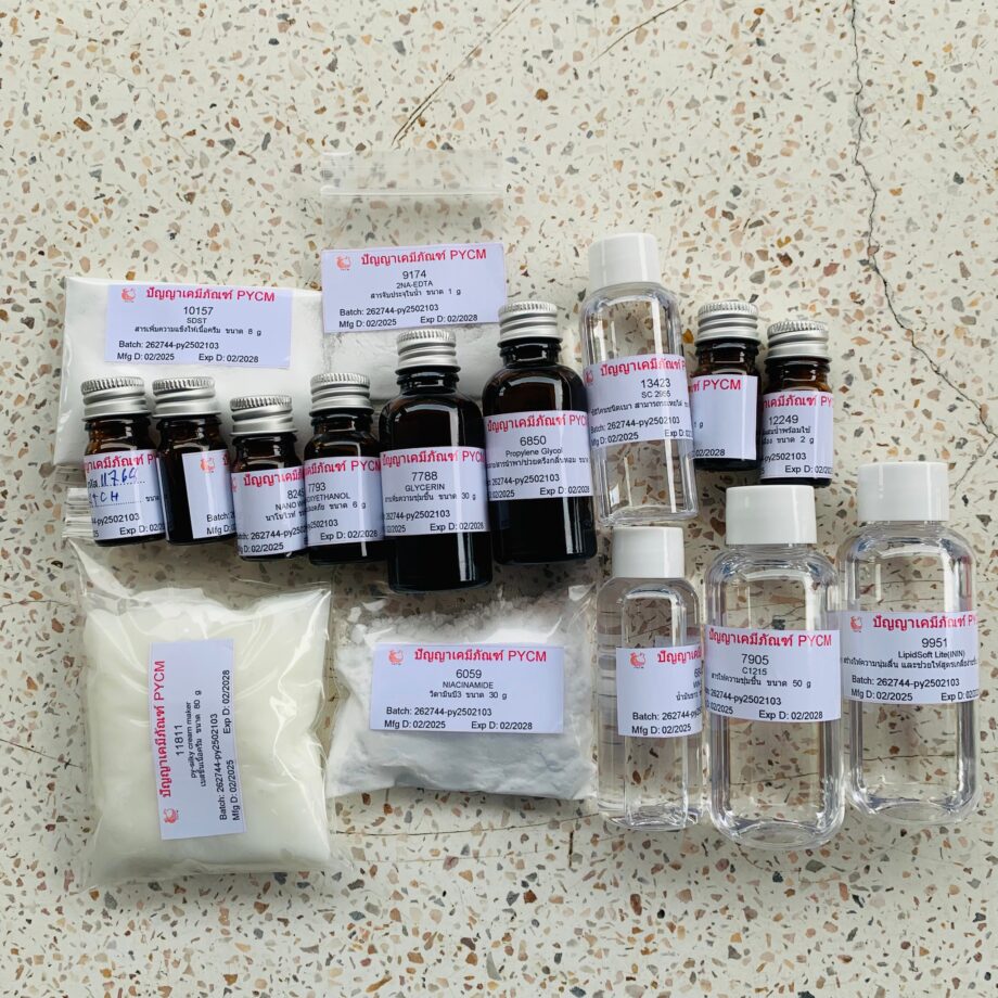 ชุดทำ ครีมโสมหน้าใส (1 kg) hot process เพิ่มความนุ่ม-ขาว